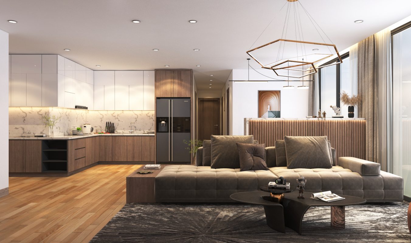 Phòng khách Imperia Sky Park Nam Anh Khánh