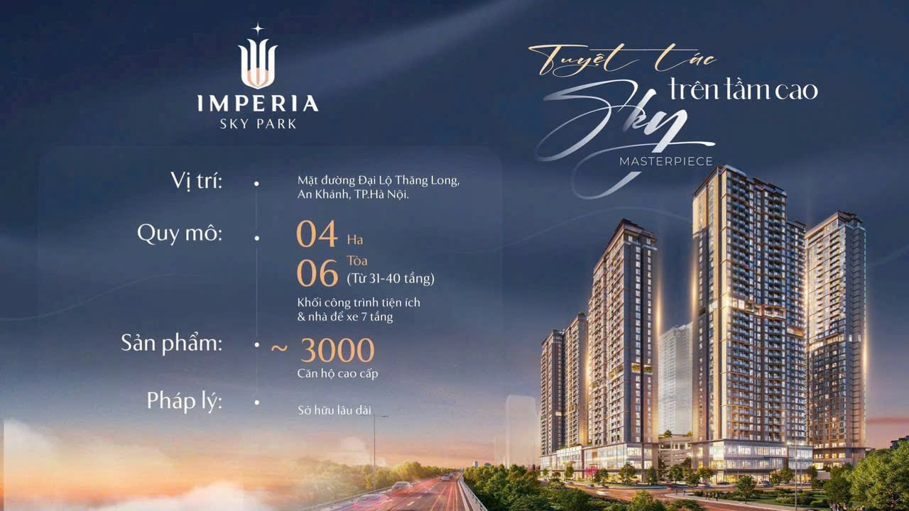 Phối cảnh chung cư Imperia Sky Park